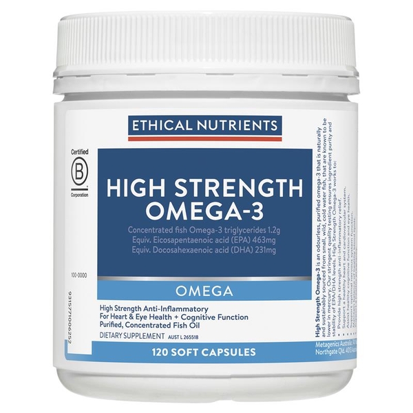 Viên uống bổ sung Omega-3 High Strength Ethical Nutrients