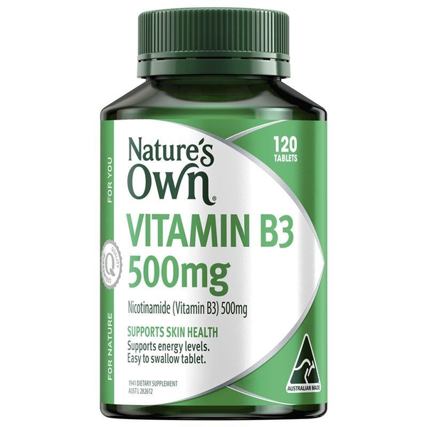 Viên uống bổ sung Nature's Own Vitamin B3 500mg