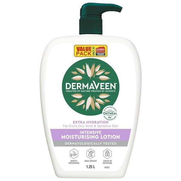 Sữa dưỡng ẩm chuyên sâu DermaVeen Extra Hydration Intensive Moisturising Lotion