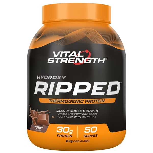 Bột đạm hỗ trợ đốt mỡ Vital Strength Hydroxy Ripped Thermogenic Protein Powder
