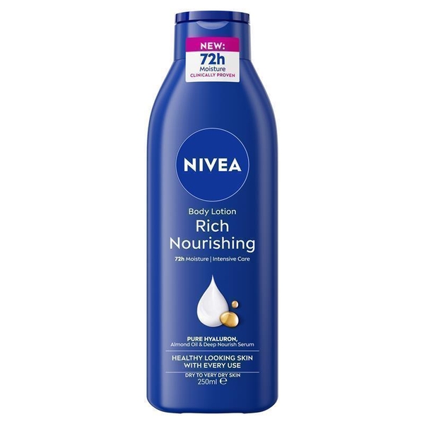 Sữa dưỡng thể dưỡng ẩm chuyên sâu Nivea Rich Nourishing Body Lotion