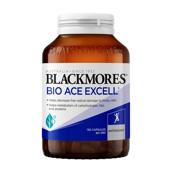 Viên uống chống oxy hóa Blackmores Bio Ace Excell 150 viên