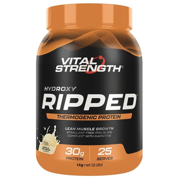 Bột đạm hỗ trợ đốt mỡ Vital Strength Hydroxy Ripped Thermogenic Protein Powder