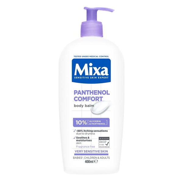 Kem dưỡng thể làm dịu da Mixa Panthenol Comfort Body Balm