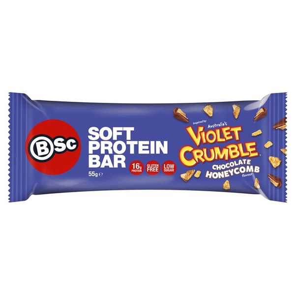 Bánh protein mềm BSc x Violet Crumble Soft Protein Bar