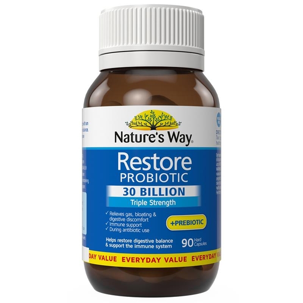 Viên uống men vi sinh Nature's Way Restore Probiotic 30 Billion