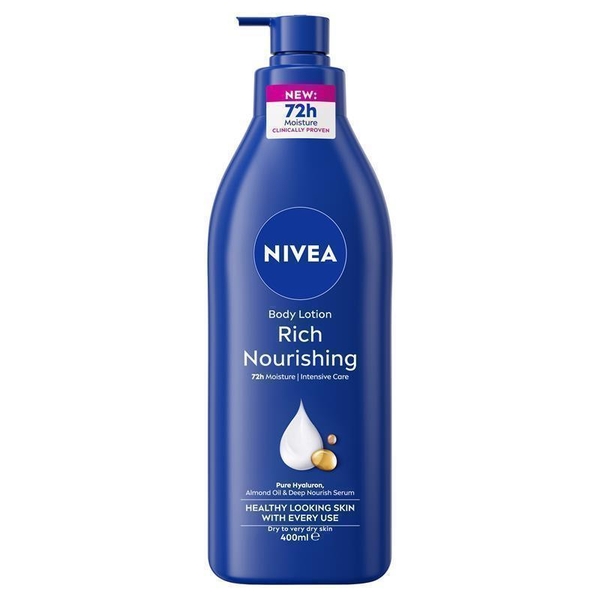 Sữa dưỡng thể dưỡng ẩm chuyên sâu Nivea Rich Nourishing Body Lotion