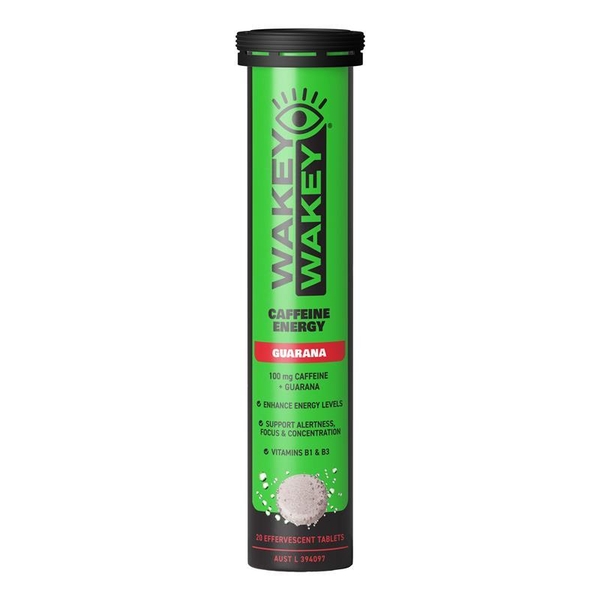 Viên sủi tăng năng lượng Wakey Wakey Caffeine Energy Effervescent Flavour