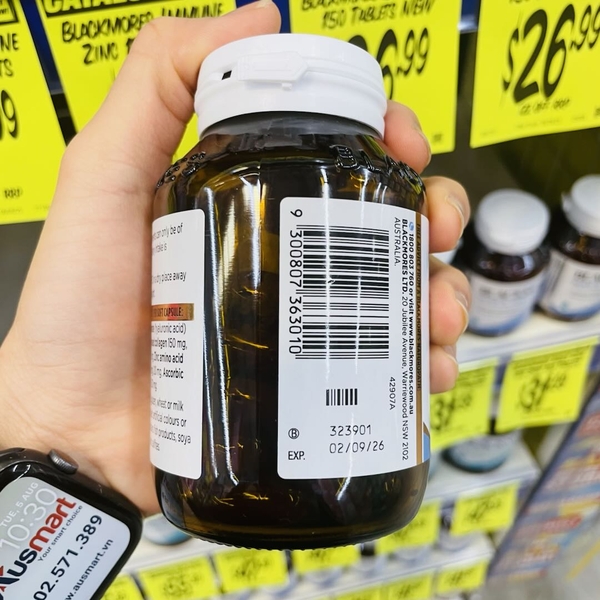 Viên uống đẹp da Blackmores Skin Revitaliser 60 viên