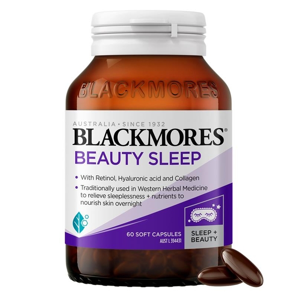 Viên uống hỗ trợ giấc ngủ & làm đẹp da tóc Blackmores Beauty Sleep