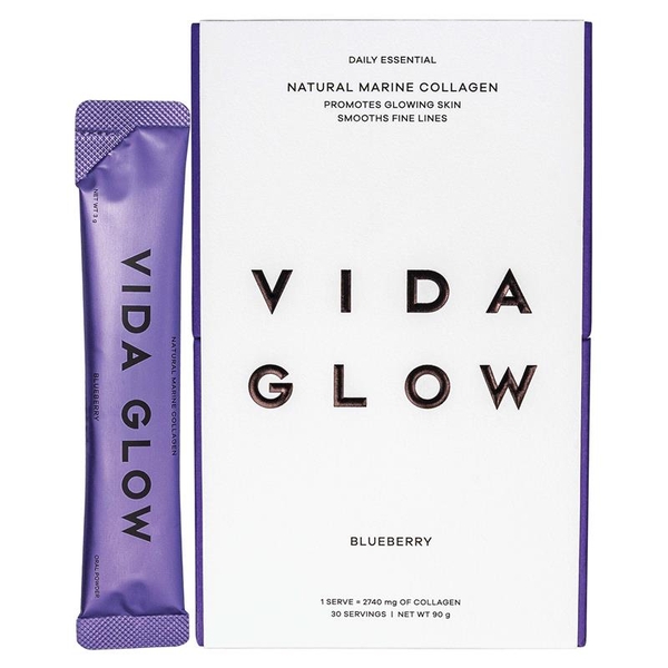 Bột uống bổ sung collagen Vida Glow Natural Marine Collagen