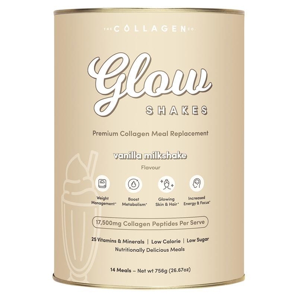 Sữa lắc hỗ trợ làm đẹp da The Collagen Co Glow Shakes Milkshake