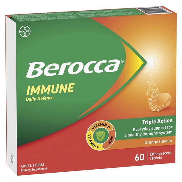 Viên sủi tăng sức đề kháng Berocca Immune Daily Defence