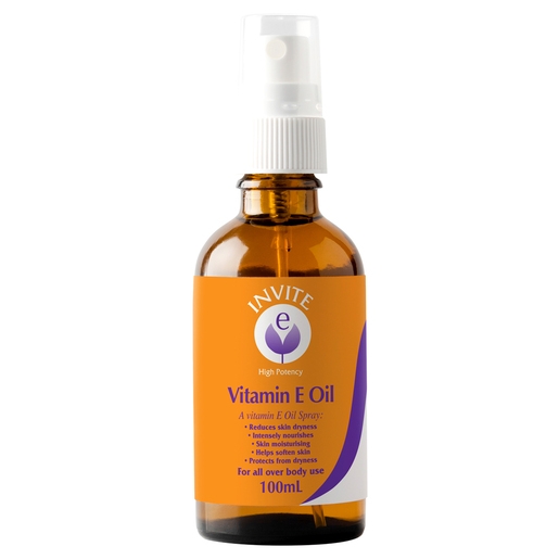 Chai xịt vitamin E Invite E Oil Spray 100ml