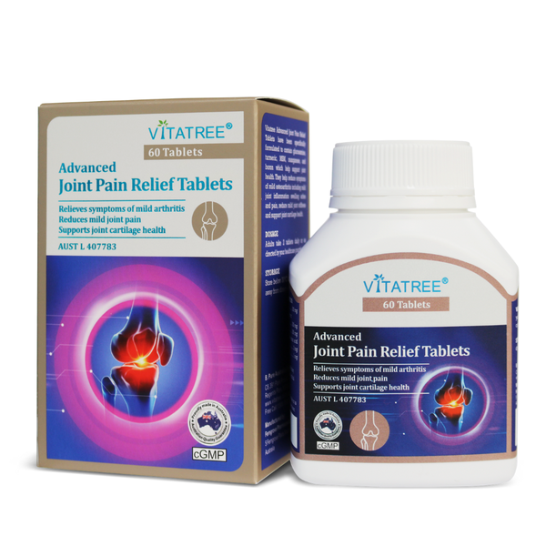 Viên uống hỗ trợ giảm đau khớp Vitatree Advanced Joint Pain Relief 60 viên [Pre-order]