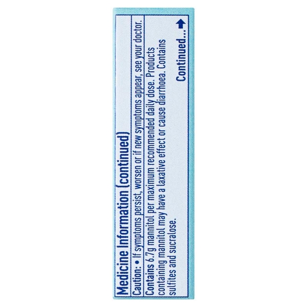 Viên nhai giảm axit dạ dày Mylanta 2Go FastChews vị bạc hà