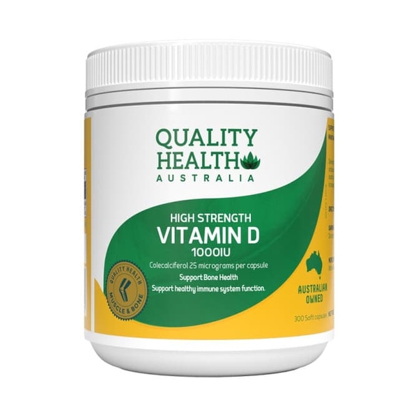 Viên uống Quality Health High Strength Vitamin D 1000IU
