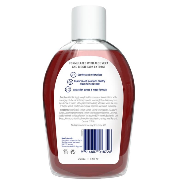 Dầu gội trị gàu và giảm nhờn da đầu Redwin Coal Tar Shampoo