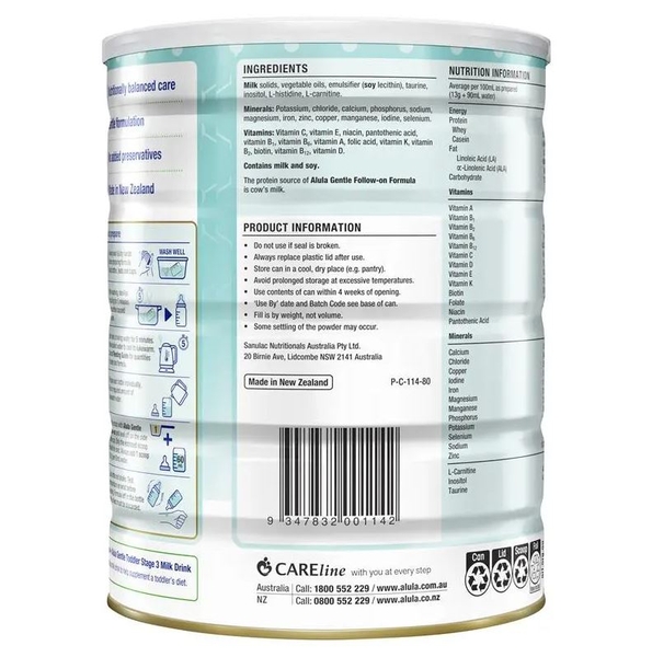 Sữa Alula Original số 2 Follow On 900g (6-12 tháng)