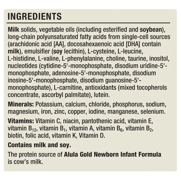 Sữa Alula Gold số 1 Newborn Infant của Úc 900g (0-6 tháng)