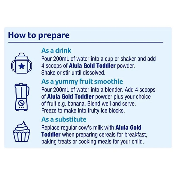 Sữa Alula Gold số 3 Toddler của Úc 900g cho trẻ từ 1-3 tuổi
