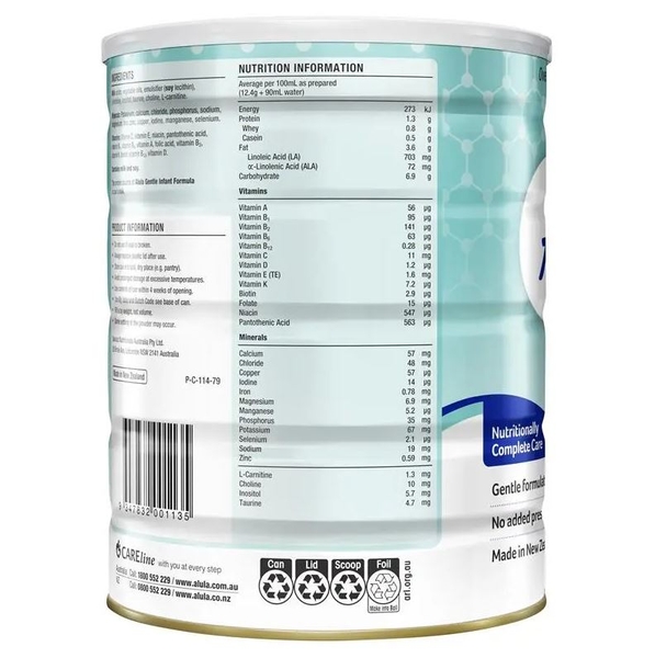 Sữa Alula Original số 1 Newborn Infant 900g (0-6 tháng)