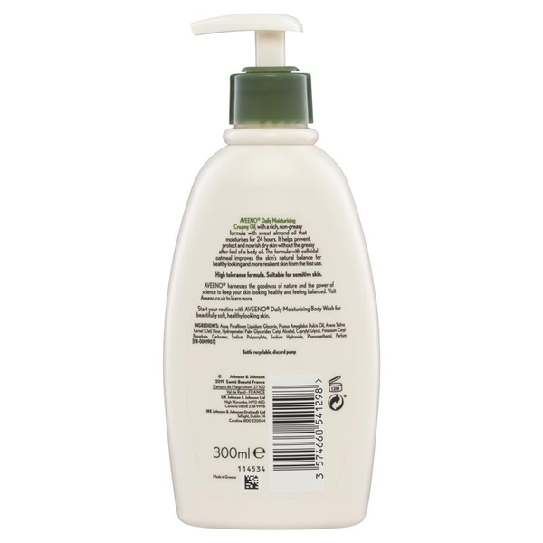 Sữa dưỡng thể Aveeno Daily Moisturising Creamy Oil Almond Scent Body Lotion