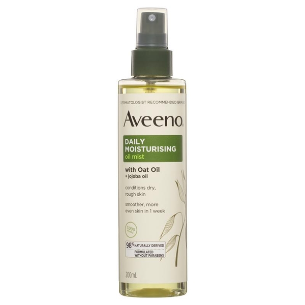 Xịt dưỡng ẩm Aveeno Daily Moisturising Vitamin E Body Oil Mist Spray