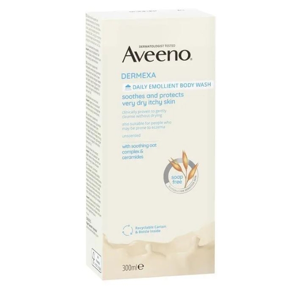 Sữa tắm Aveeno Dermexa Daily Emollient Fragrance Free Body Wash