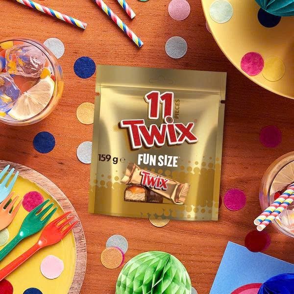 Bánh socola Twix Chocolate gói 11 miếng 159g