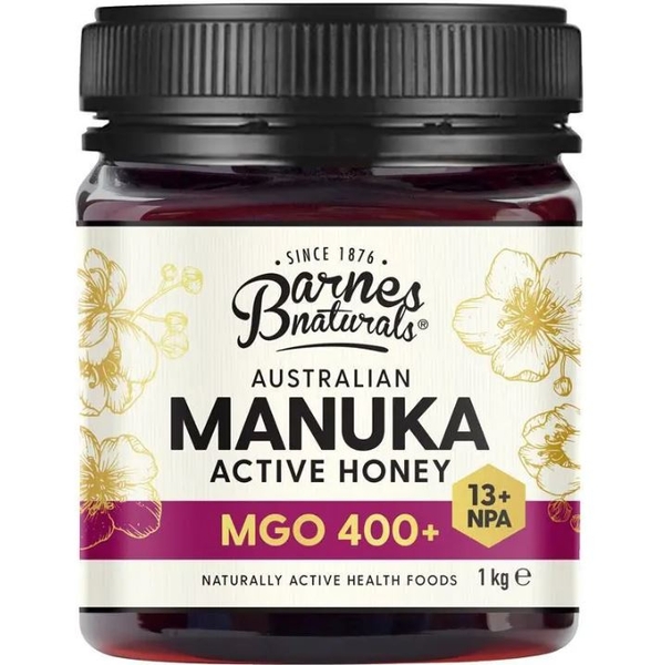Mật ong Manuka Úc Barnes Naturals MGO 400+ Australian Honey