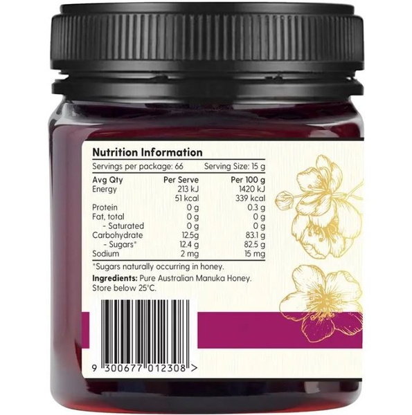 Mật ong Manuka Úc Barnes Naturals MGO 400+ Australian Honey
