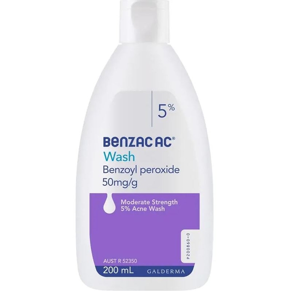 Sữa rửa mặt Benzac AC Wash 5% 200ml
