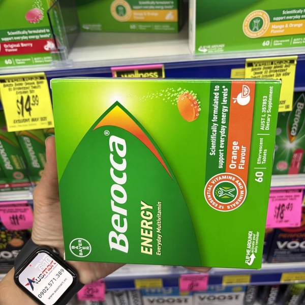 Viên sủi Berocca Orange Energy Performance
