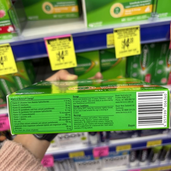 Viên sủi Berocca Orange Energy Performance