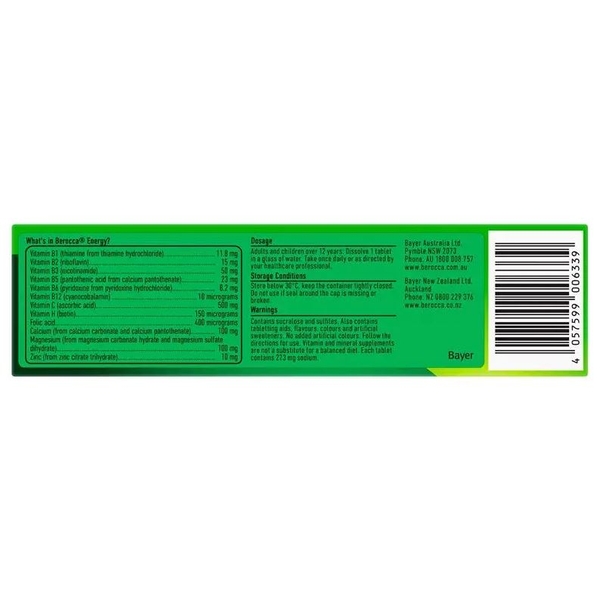 Viên sủi Berocca Orange Energy Performance