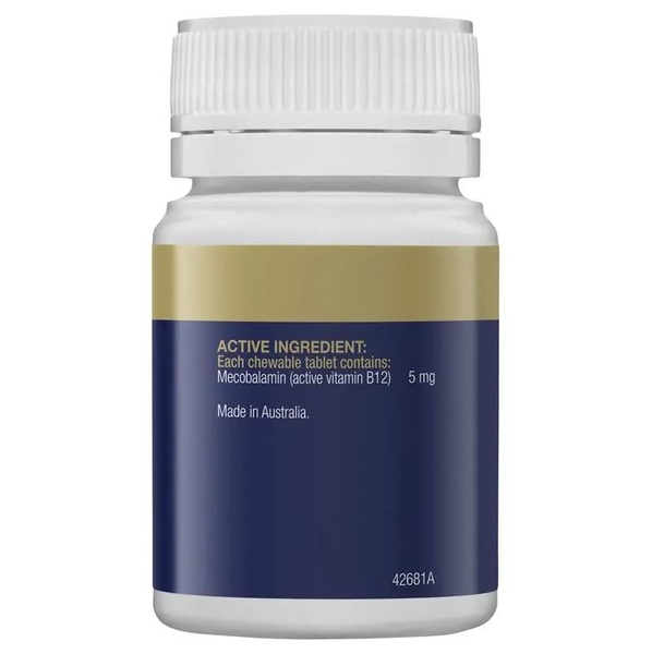 Viên nhai hỗ trợ thần kinh & hệ miễn dịch BioCeuticals Methyl B12 Chewable 60 viên