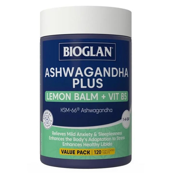 Viên uống hỗ trợ an thần Bioglan Ashwagandha Plus