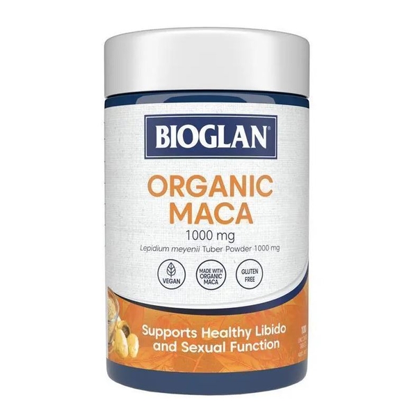 Viên uống Maca liều cao Bioglan Organics Maca 1000mg 100 viên