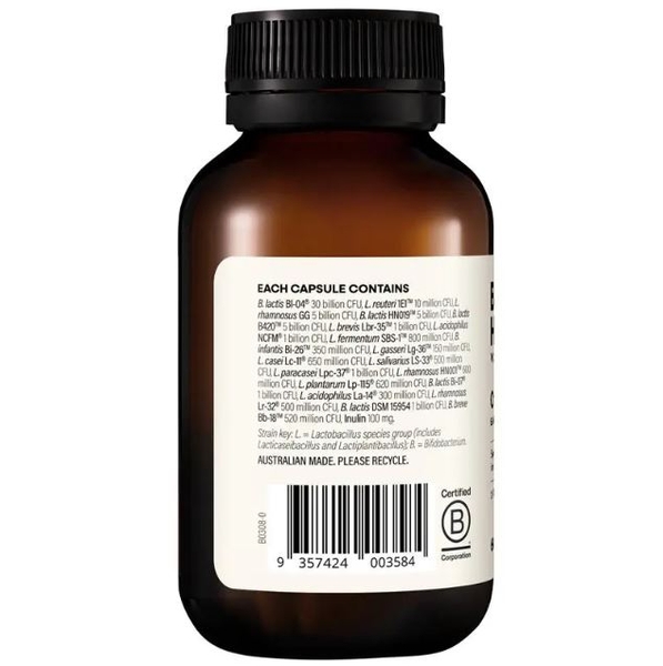 Men vi sinh hỗ trợ tiêu hóa & miễn dịch cao cấp BioHack Wanderlust Omni Probiotic x55 60 viên