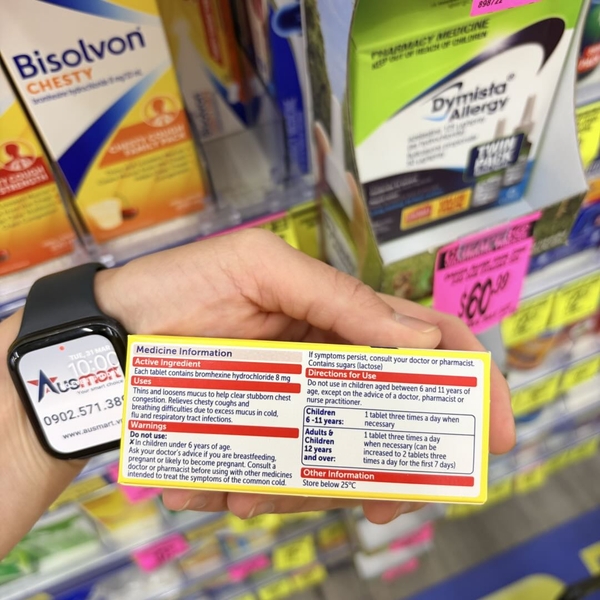 Viên uống tiêu đờm mạnh Bisolvon Chesty Forte Cough