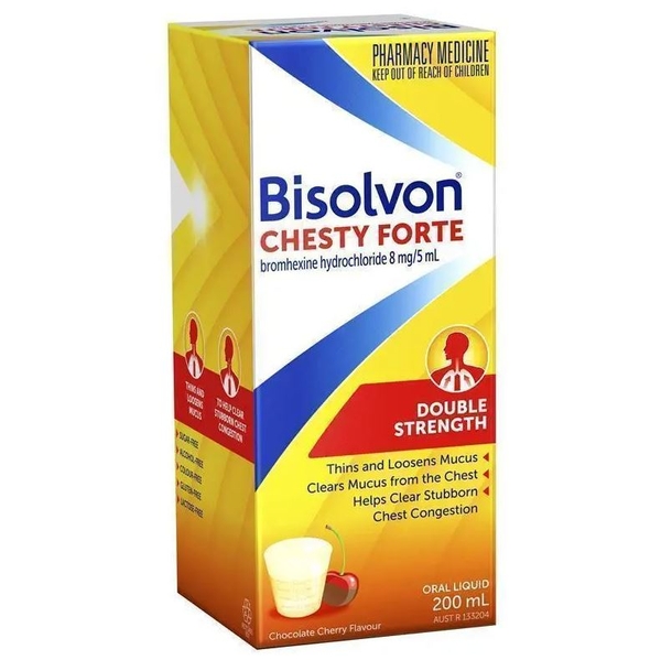 Viên uống tiêu đờm mạnh Bisolvon Chesty Forte Cough
