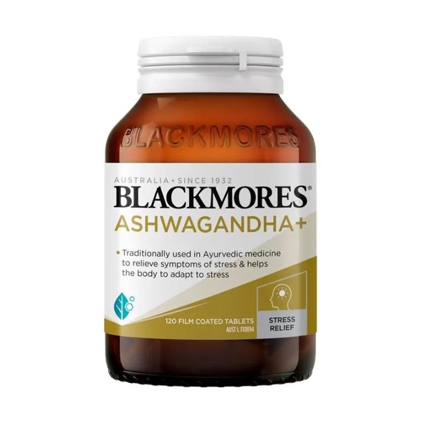 Viên uống giảm căng thẳng Blackmores Ashwagandha+