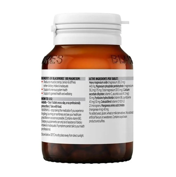 Blackmores Bio Magnesium bổ sung Magie