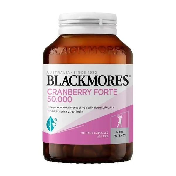 Blackmores Cranberry Forte 50000mg hỗ trợ đường tiết niệu