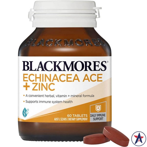 Viên uống hỗ trợ miễn dịch Blackmores Echinacea Ace + Zinc