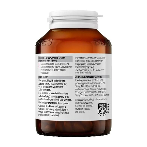 Blackmores Evening Primrose Oil + Fish Oil 1000mg 100 viên