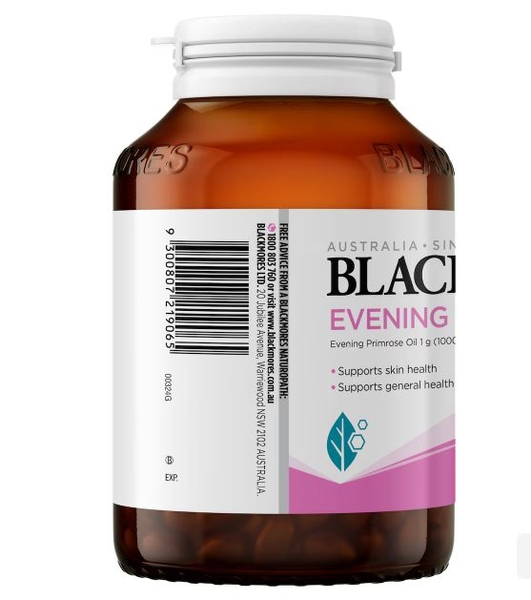 Tinh dầu Hoa anh thảo Blackmores Evening Primrose Oil