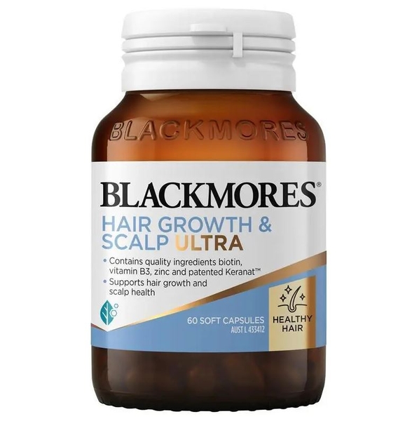 Viên uống kích thích mọc tóc Blackmores Hair Growth+Scalp Ultra