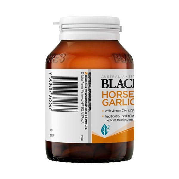 Viên Blackmores Horseradish Garlic + C giảm cảm lạnh, tăng đề kháng